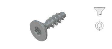             Screws for Plastic
      ,             Flathead with TX-drive
      , WN1423, STP41A